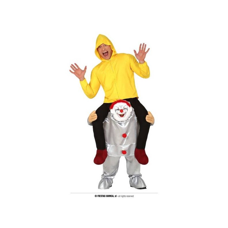 COSTUME PAGLIACCIO LET ME GO BALD TG.L 52-54