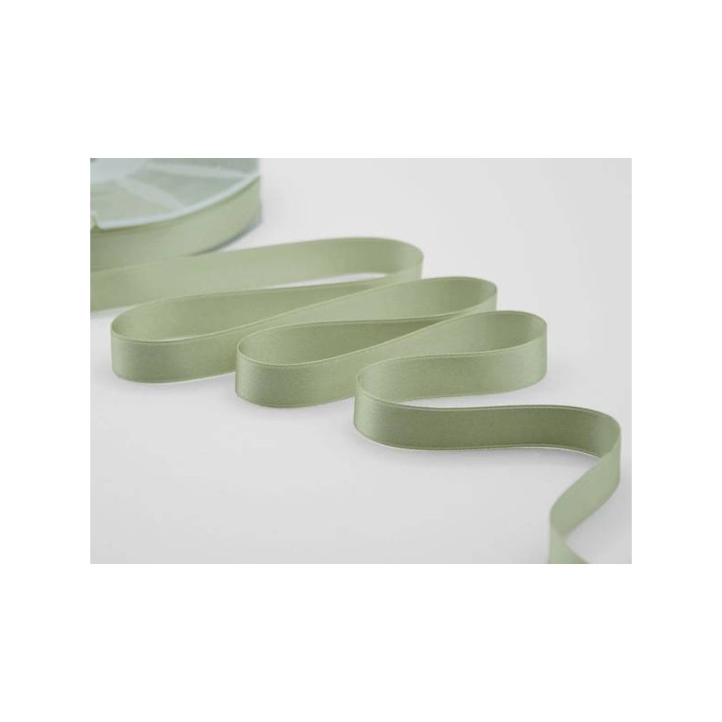 NASTRO DOPPIO RASO mm16x50mt COL.15 VERDE SALVIA