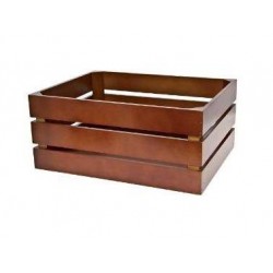 MINI CASSETTA LEGNO MARRONE 25X12X18