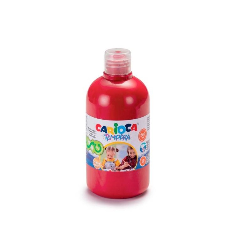 TEMPERA PRONTA CARIOCA 500ml ROSSO VERMIGLIO