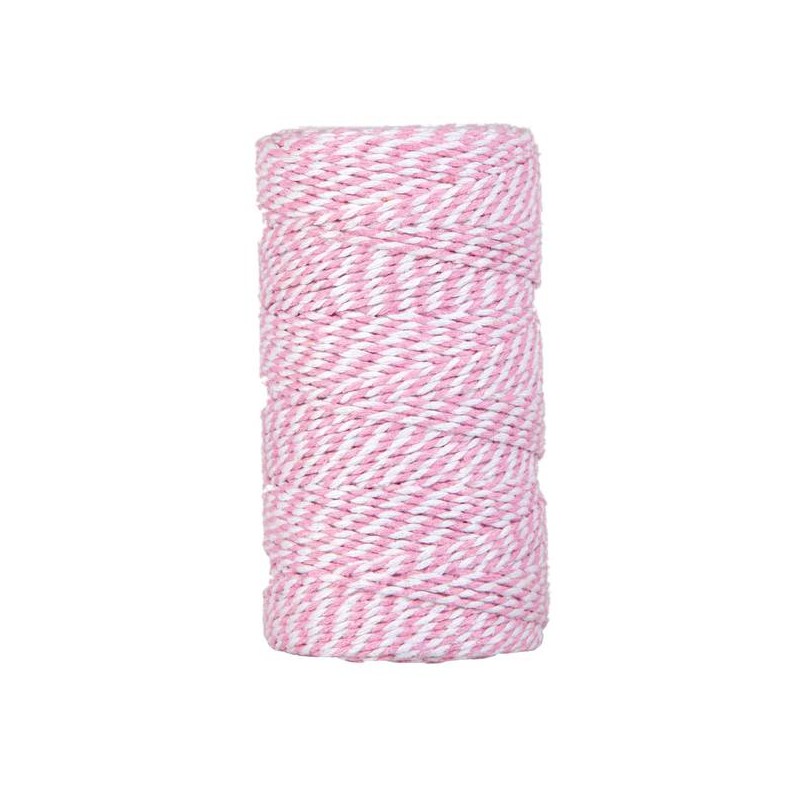 CORDINO BICOLORE mm2x100mt PINK/WHITE