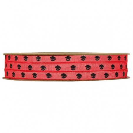 NASTRO TOCCO LAUREA mm6x25mt ROSSO
