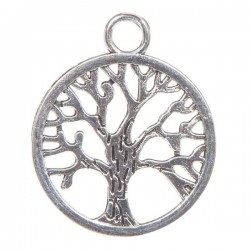 APPLICAZIONE BIJOUX METALLO ALBERO DELLA VITA 12pz