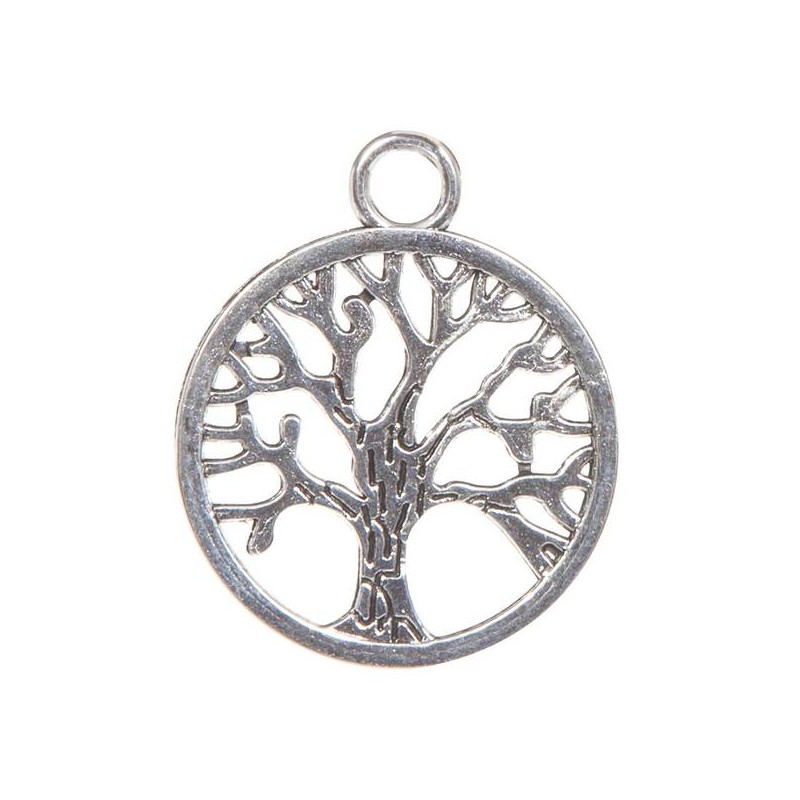 APPLICAZIONE BIJOUX METALLO ALBERO DELLA VITA 12pz