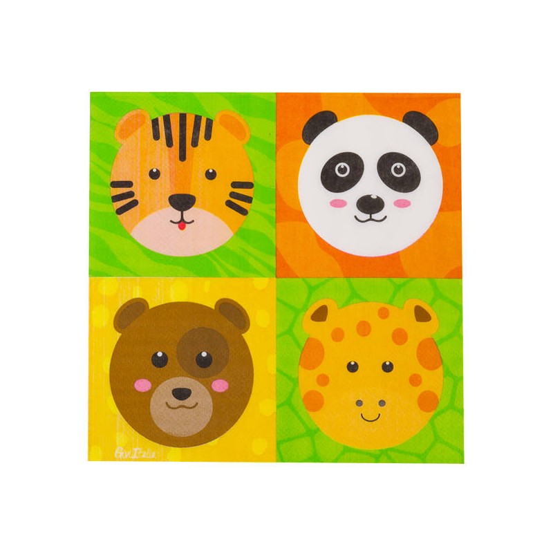 TOVAGLIOLI 33x33 ZOO PARTY 16pz