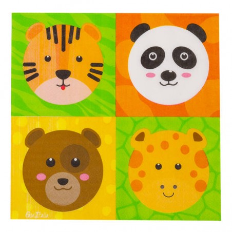 TOVAGLIOLI 33x33 ZOO PARTY 16pz