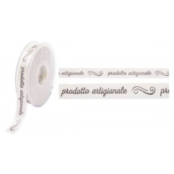 NASTRO DOPPIO RASO PRODOTTO ARTIGIANALE cm.1,5x25mt CREMA