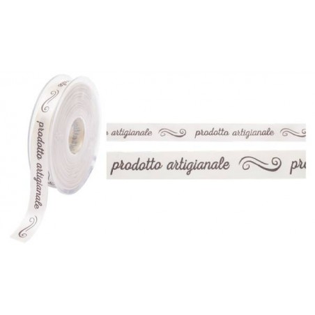 NASTRO DOPPIO RASO PRODOTTO ARTIGIANALE cm.1,5x25mt CREMA