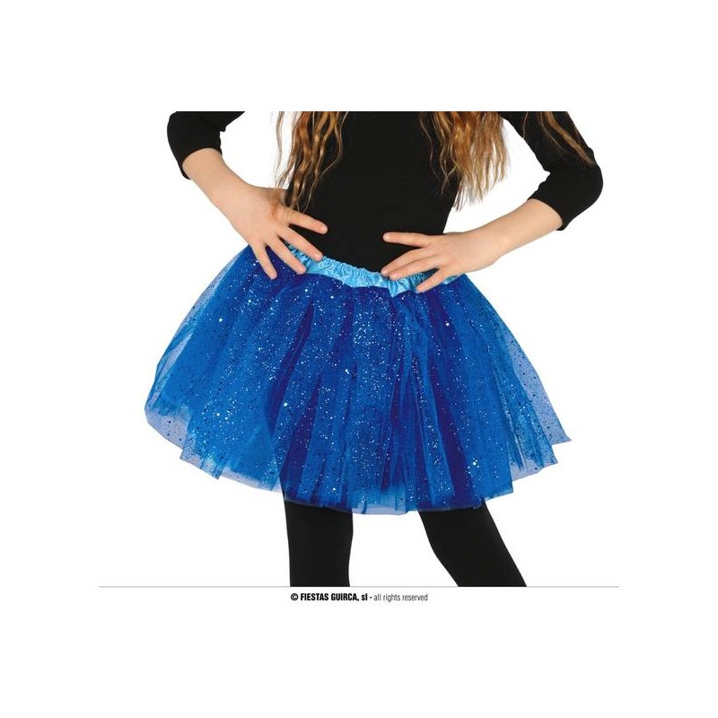 TUTU BLU NOTTE C/GLITTER 30cm
