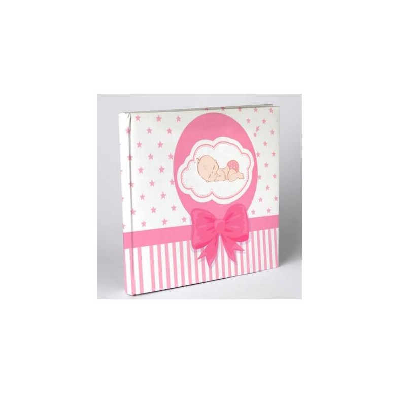 ALBUM FOTO NASCITA 20PAG. PERGAMENA C/VELINA 17219