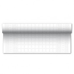 TOVAGLIA ROTOLO CARTA 1,20x50mt DAMASCATA BIANCA