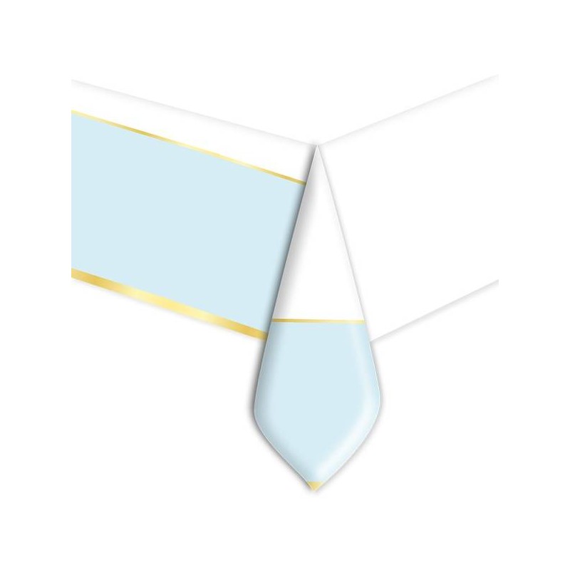 TOVAGLIA PVC 140x270cm CHIC CELESTE