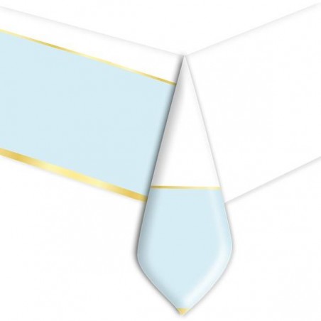 TOVAGLIA PVC 140x270cm CHIC CELESTE