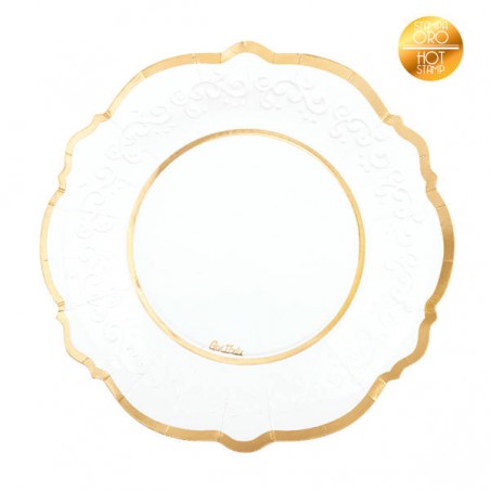 PIATTI LIBERTY GOLD 27cm 8pz