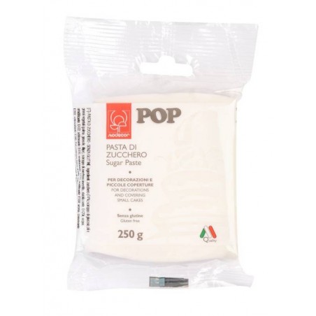 PASTA DI ZUCCHERO POP 250gr BIANCO CANDIDO