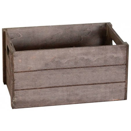 CASSETTA LEGNO MARRONE C/DIVISORI 28x18x15 CASL2659