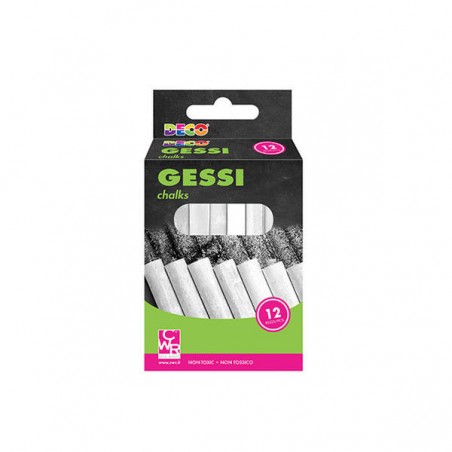 GESSI TONDI BIANCHI 10pz CWR