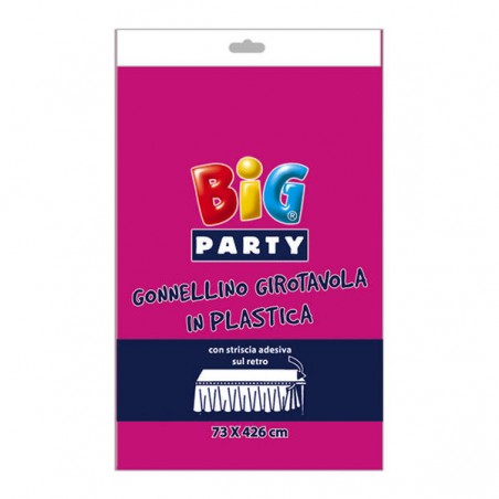 GONNA TAVOLO FUCSIA TABLESKIRT 73x426cm