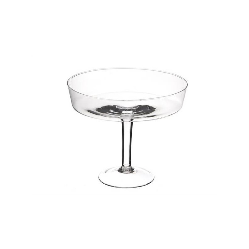 ALZATA VETRO H.20cm ø24,5cm 14-763B