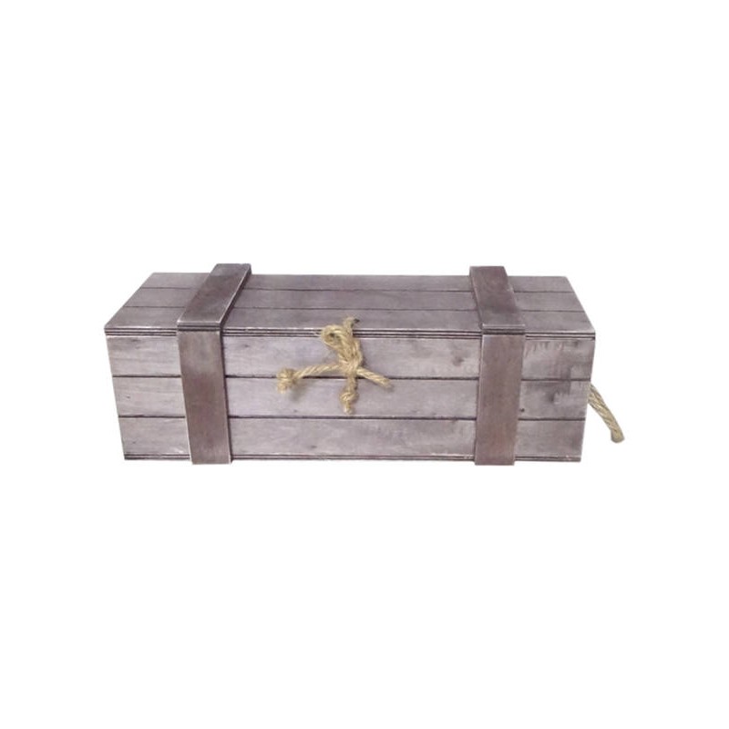 SCATOLA LEGNO BOTTIGLIA MAGNUM MARRONE 41x12,5x12,5 CASL2511
