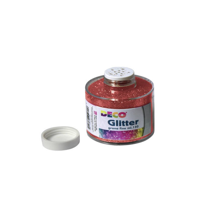 GLITTER BARATTOLO 150gr ROSSO CWR