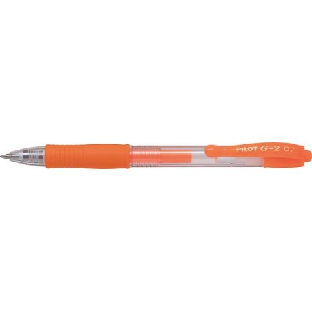 PENNA PILOT G2 0.7 NEON ARANCIONE