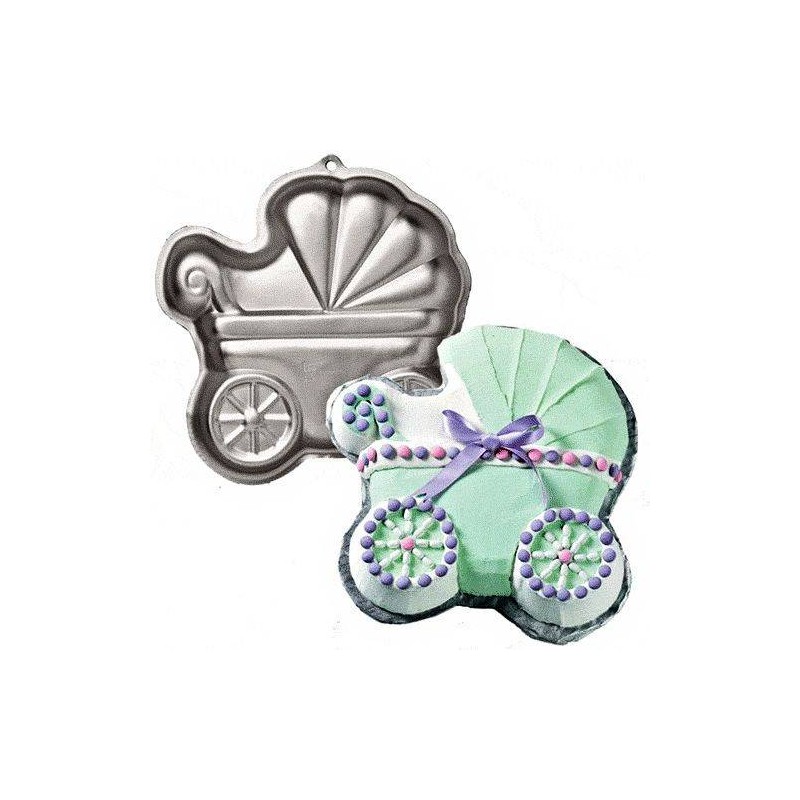 TEGLIA TORTA CARROZZINA 26x25,5x5cm