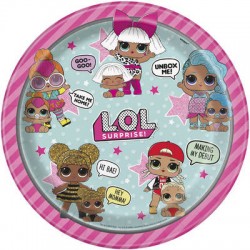 PIATTI PIANI ø23cm LOL SURPRISE 8pz