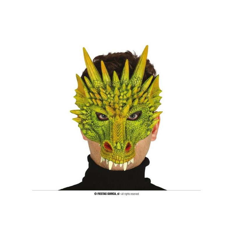 MEZZA MASCHERA DRAGO IN FOAM