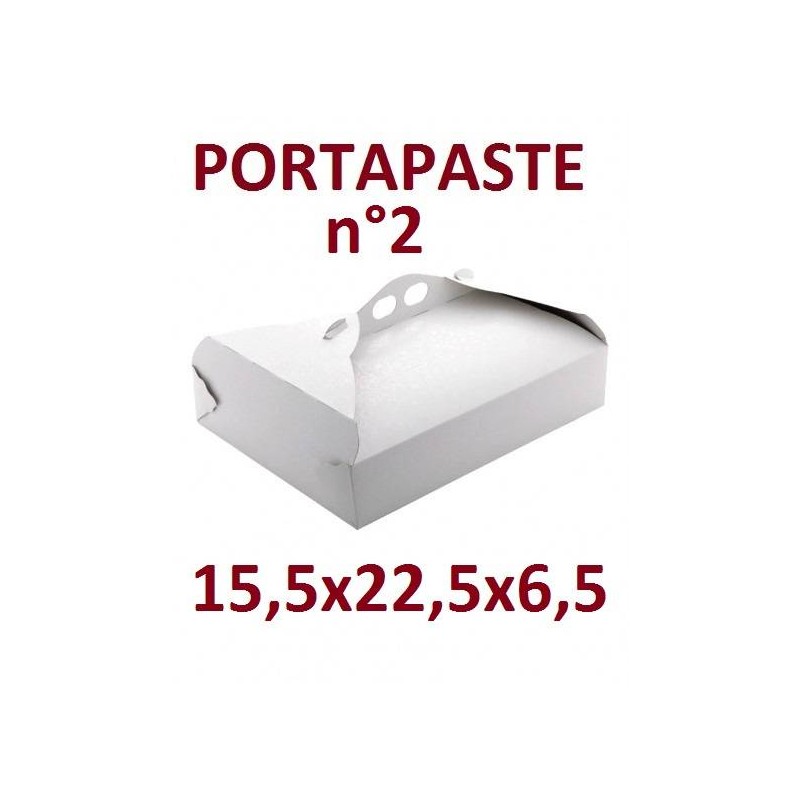 SCATOLA P.PASTE POLIT. N°2 15,5x22,5x6,5cm BIANCO RAMAGE
