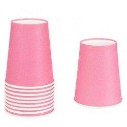 BICCHIERI 180ml CARTA 50pz ROSA MOVIDA