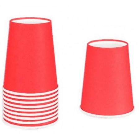 BICCHIERI 180ml CARTA 50pz ROSSO MOVIDA