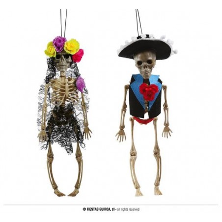 PENDENTI SCHELETRO MESSICANI ASS.TI 20cm