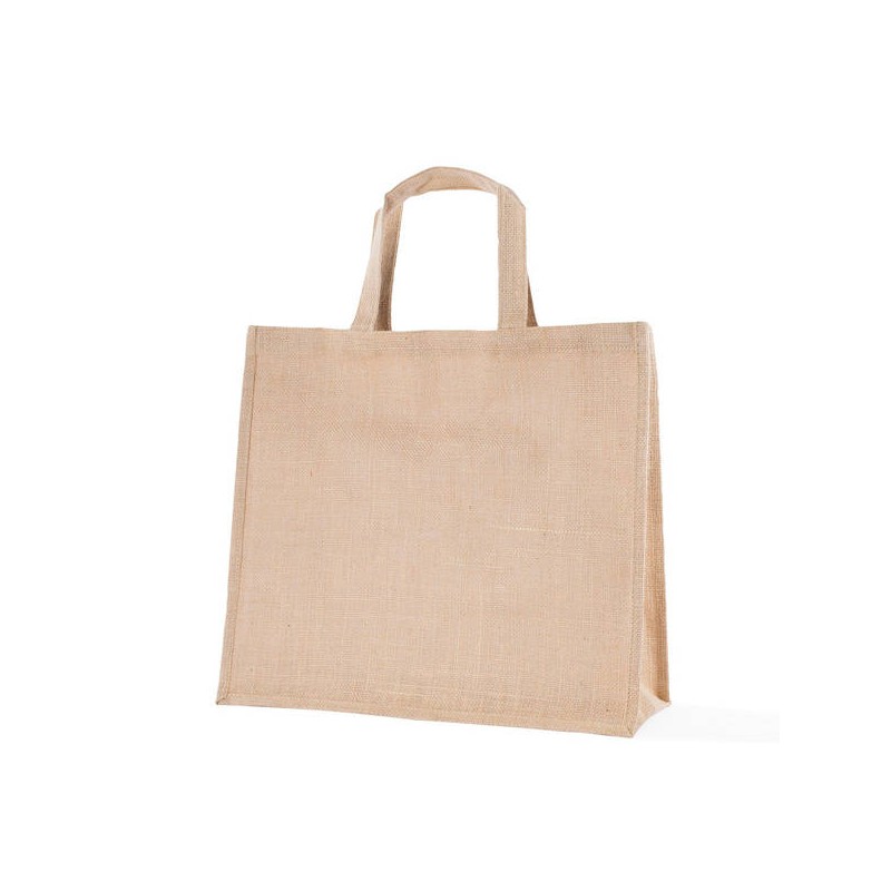 BORSA JUTA CON SOFFIETTO 40+15x36cm