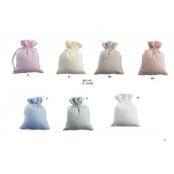 SACCHETTO TESSUTO ACL116 10cm 24pz GIALLO