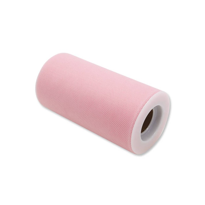 TULLE ROTOLO cm12,5x25mt ROSA BIG