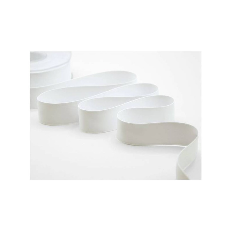 NASTRO DOPPIO RASO OPACO mm25x20mt COL.1 BIANCO NATURALE