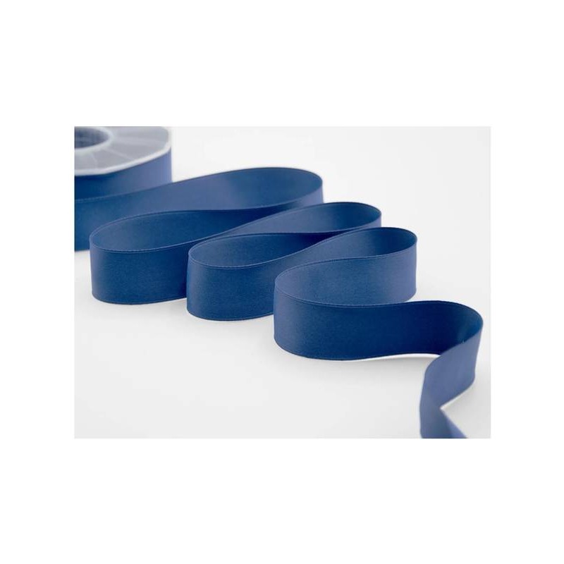 NASTRO DOPPIO RASO OPACO mm25x20mt COL.426 BLU SCURO