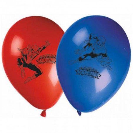 PALLONCINI LATTICE SPIDERMAN 8pz