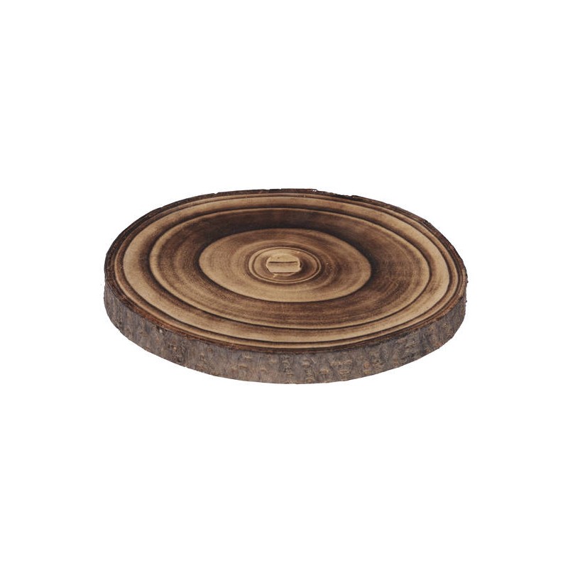 DISCO DI LEGNO PAULOWNIA ø20x2cm