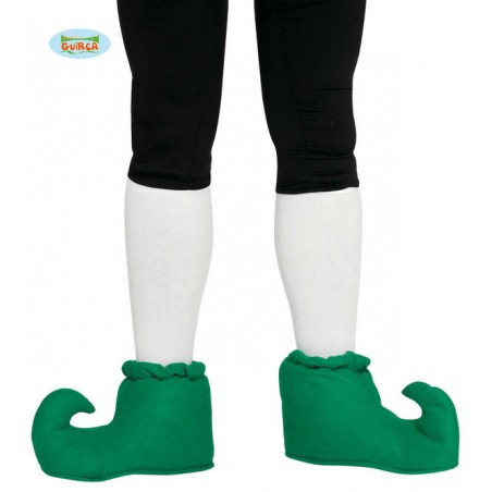 SCARPE ELFO VERDI TAGLIA UNICA