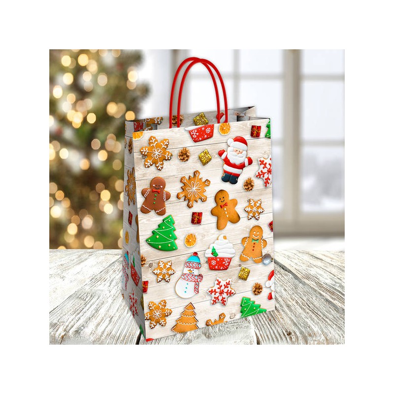 BORSA CARTA NATALE MIS.26+12x35 GUBBIO