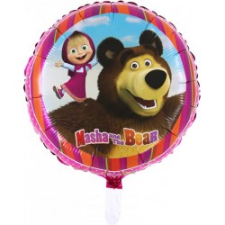 PALLONE MYLAR 45cm MASHA & ORSO