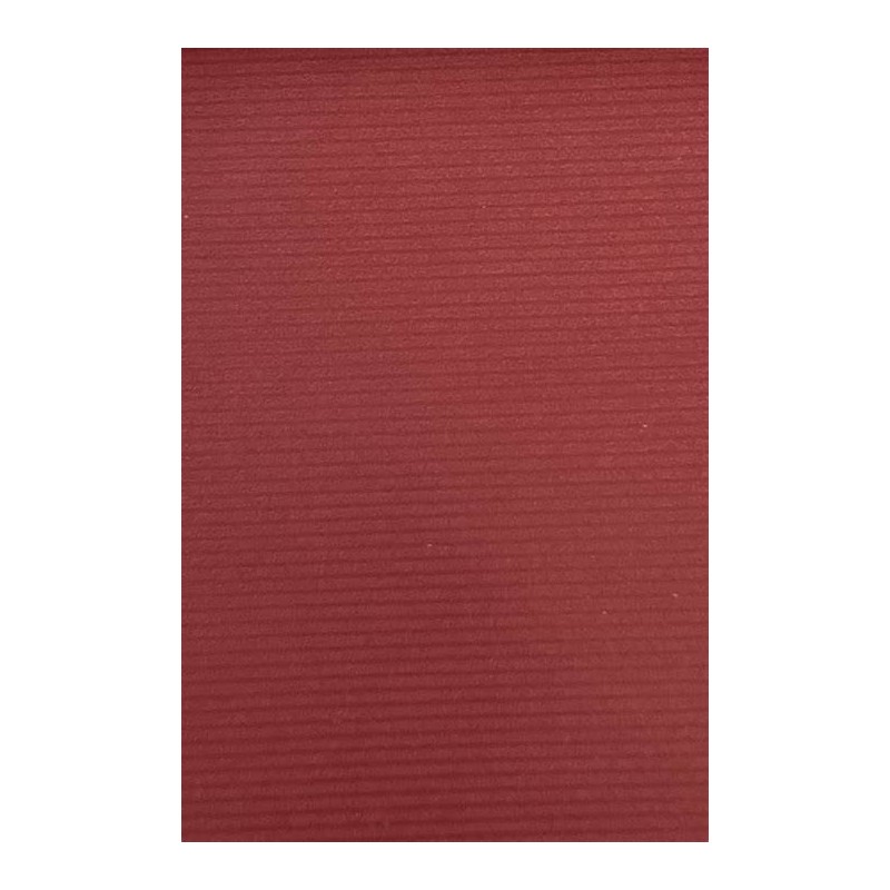 CARTONE ONDULATO FOGLIO 70X100cm BORDEAUX