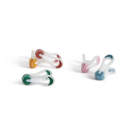 PINZA PLASTICA DA BUCATO JUMBO CLIP 10pz COLOR