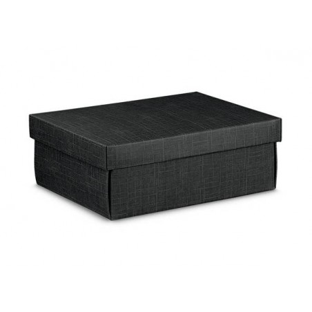 SCATOLA F/COP EASY 24x20x9,5cm SETA NERO