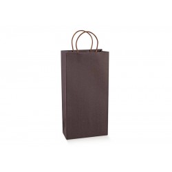 SHOPPER PORTA 2 BOTTIGLIE SKIN COFFE MANICO CORDA C/FONDO...