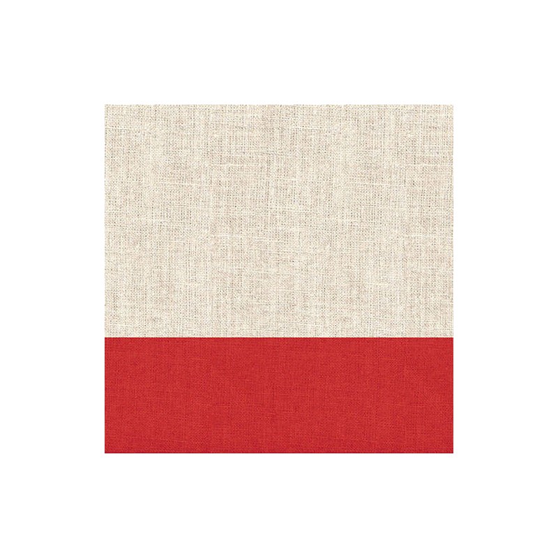 TOVAGLIOLI 33x33cm LINEN RED 20pz