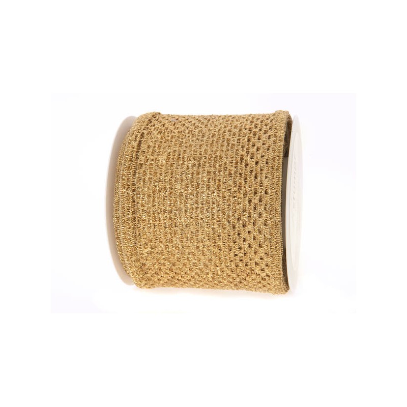 NASTRO RETE LEXINGTON  mm100x20mt ORO