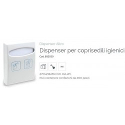 DISPENSER COPRIWC SEDILI IGIENICI 27x21x6,5cm 8792030 LUCART